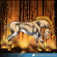 Horse Color:Sable Cream Champagne Mushroom Splash 