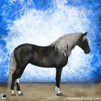 Horse Color:Liver Chestnut Ice Mushroom Tobiano