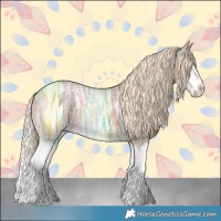 Horse Color:Palomino Ice Splash 