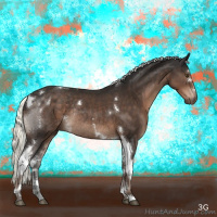 Horse Color:White Spotted Liver Chestnut Mushroom Tobiano Rabicano 