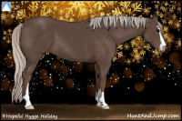 Horse Color:Silver Black Sabino 
