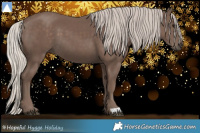 Horse Color:Silver Black 