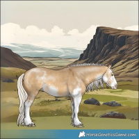 Horse Color:Silver Buckskin Dun Mushroom Sabino 
