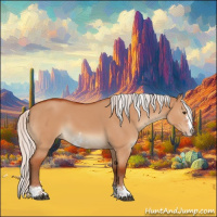 Horse Color:Silver Bay Dun Sabino Rabicano