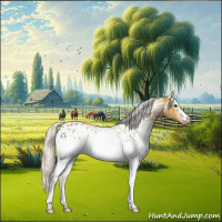 Horse Color:White Spotted Silver Buckskin Appaloosa 