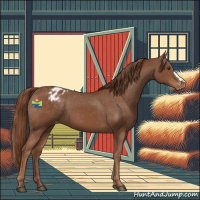 Horse Color:Chestnut Appaloosa 