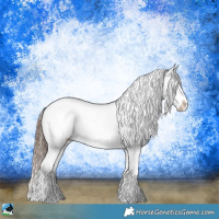 Horse Color:Classic Champagne Ice Sabino Snowflake Varnish