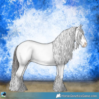 Horse Color:Brown Mushroom Sabino Snowflake Varnish