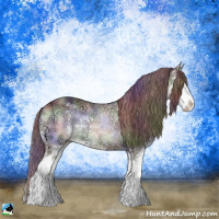 Horse Color:Nacre Chocolate Brown Chinchilla Ice Onyx Sabino Rabicano 
