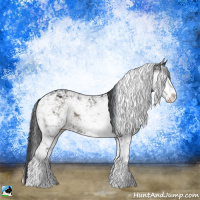 Horse Color:Brown Ice Onyx Sabino 