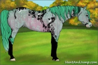 Horse Color:Watercolor Smoky Grullo Roan Tobiano  and Watercolor Brown Dun Splash Tobiano 