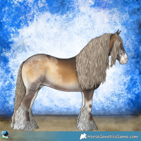 Horse Color:Chocolate Palomino Ice Onyx Sabino Rabicano