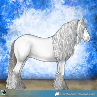 Horse Color:Black Ice Sabino Tobiano Snowflake Varnish