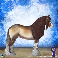 Horse Color:Chocolate Brown Onyx Sabino 
