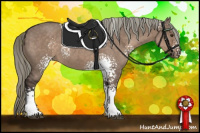 Horse Color:White Spotted Liver Red Dun Mushroom 