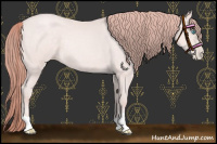 Horse Color:Platinum Buckskin Pearl 