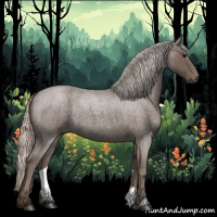 Horse Color:Silver Blue Roan 