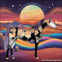 Horse Color:Painted White Spotted Brown Chinchilla Onyx Rabicano 