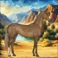 Horse Color:Chocolate Palomino 