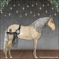 Horse Color:Silver Classic Cream Champagne Roan 