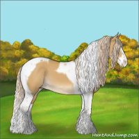 Horse Color:Chocolate Palomino Dun Splash Tobiano