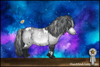 Horse Color:White Spotted Bay Chinchilla Varnish 