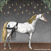 Horse Color:Painted Silver Bay Near Leopard 