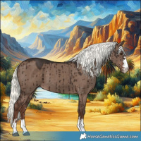 Horse Color:Liver Red Dun Mushroom Brindle 