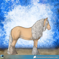 Horse Color:Silver Sable Cream Champagne Tobiano Rabicano