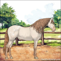 Horse Color:Gold Champagne Dun Varnish 