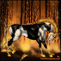 Horse Color:Void Smoky Black Ice Pearl Tobiano 