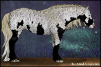 Horse Color:Watercolor Red Onyx Ice Splash