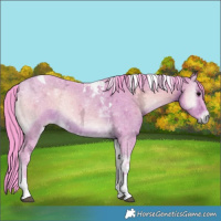 Horse Color:Watercolor Brown Ice Onyx Tobiano 