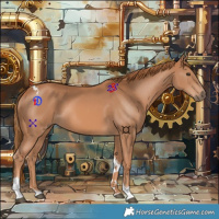 Horse Color:Chestnut Tobiano 