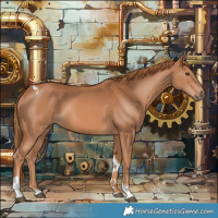 Horse Color:Chestnut Tobiano