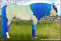 Horse Color:Watercolor Bay Roan 