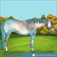 Horse Color:Painted Liver Red Onyx Ice Sabino 