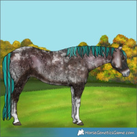 Horse Color:Painted Liver Red Onyx Ice Tobiano 