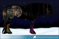 Horse Color:Void Plaid Liver Chestnut Sabino Rabicano