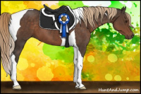Horse Color:Liver Chestnut Tobiano 