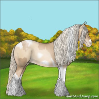 Horse Color:Chocolate Palomino Pearl Tobiano Frame  and Palomino Pearl Tobiano Frame 