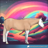 Horse Color:Gold Champagne Splash 