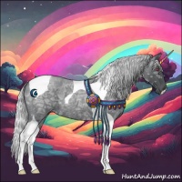 Horse Color:Silver Blue Chinchilla Ice Roan Tobiano 