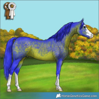 Horse Color:Watercolor Brown 