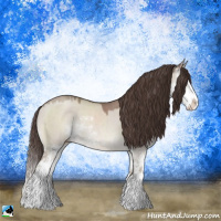 Horse Color:Classic Champagne Dun Mushroom Sabino Splash Rabicano 