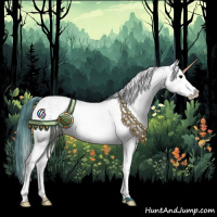 Horse Color:Watercolor White Spotted Bay 
