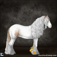 Horse Color:Red Onyx Pearl Splash Tobiano Rabicano