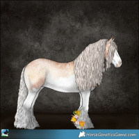 Horse Color:White Spotted Silver Bay Ice Pearl Onyx Splash