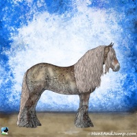 Horse Color:Chocolate Silver Brown Ice Onyx Sabino Rabicano