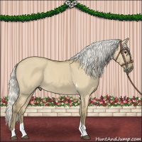 Horse Color:Silver Smoky Grullo Tobiano 